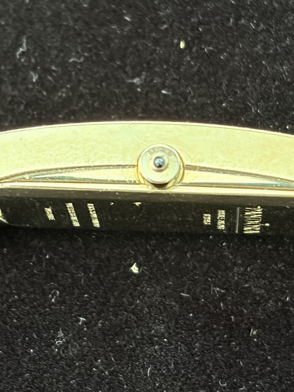 Pandora Double Oblong 18K Gold Plated Watch with Beige Leather Strap – 812019LG