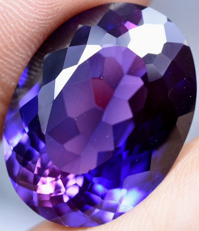 Natural 31.45 Ct Boysenberry Sapphire GGL Certified fabulous Loose Gemstone