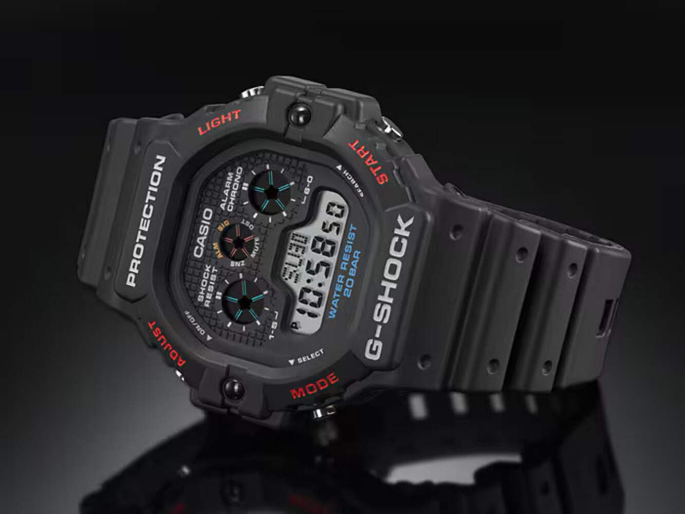 CASIO G-SHOCK DW-5900U-1 “WALTER” NEW BLACK DIGITAL WATCH