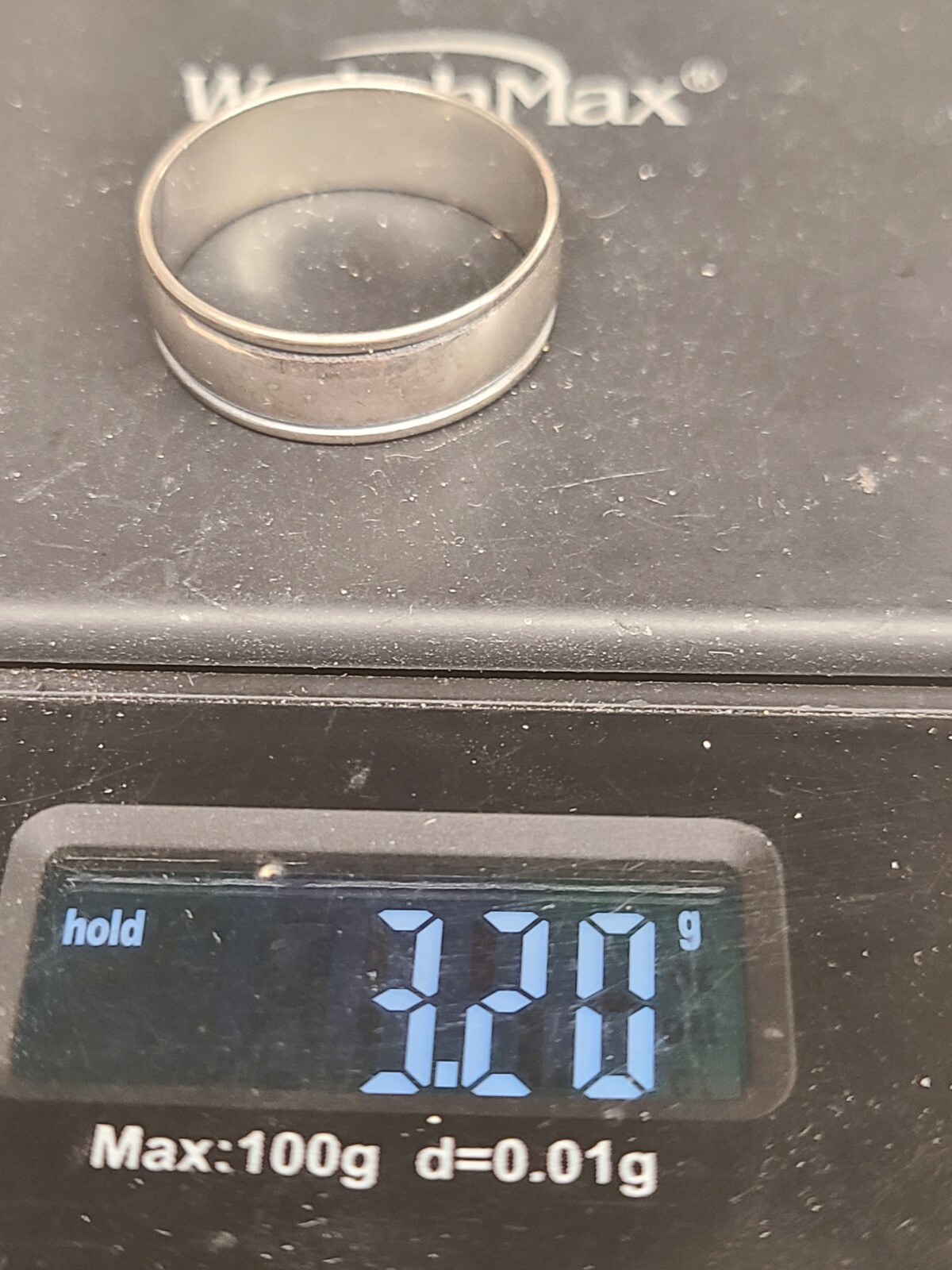 925 Wide Silver Ring 3.2 Grams Size 10