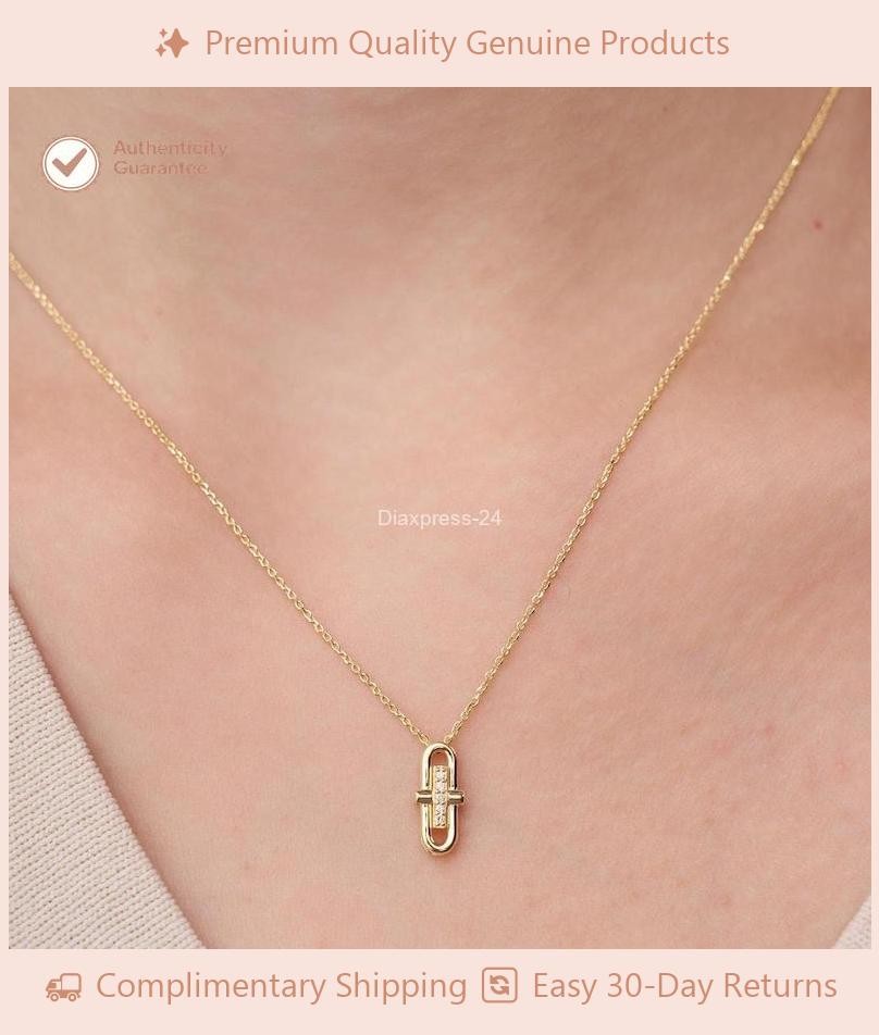 14k Gold Bar Pendant 0.20CT Round Natural Diamond 18″ Chain For Easter Day