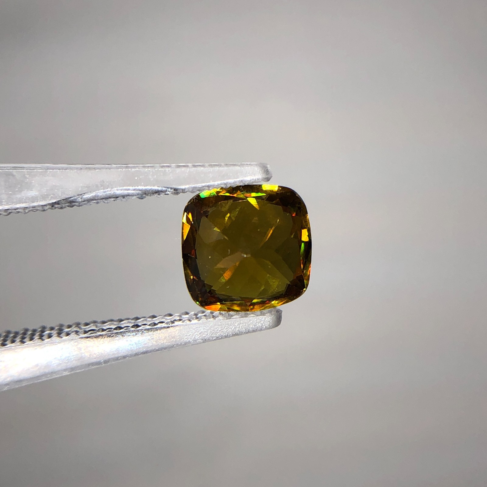 1.45 Ct Natural Full Fire Sphene Titanite | Cushion Cut Gemstone | For Jewelry