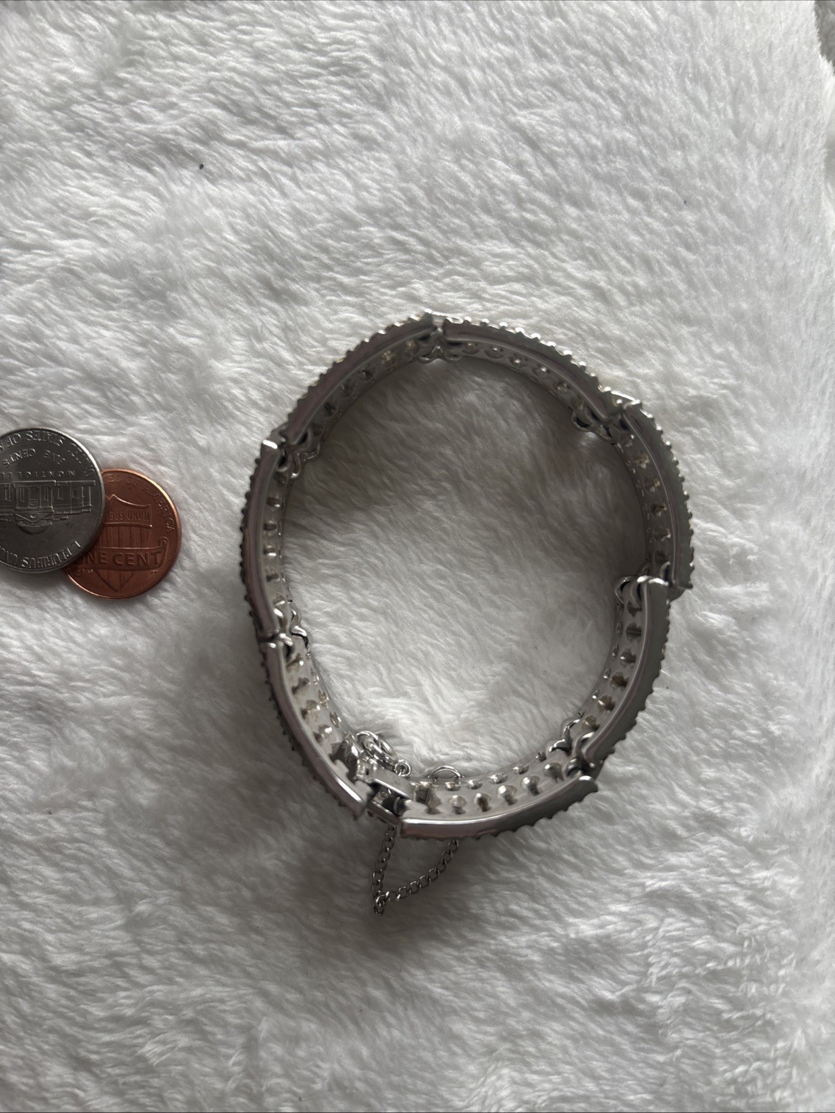 Pedo Vintage Rhinestone Bracelet Silver Tone- My Grandmas