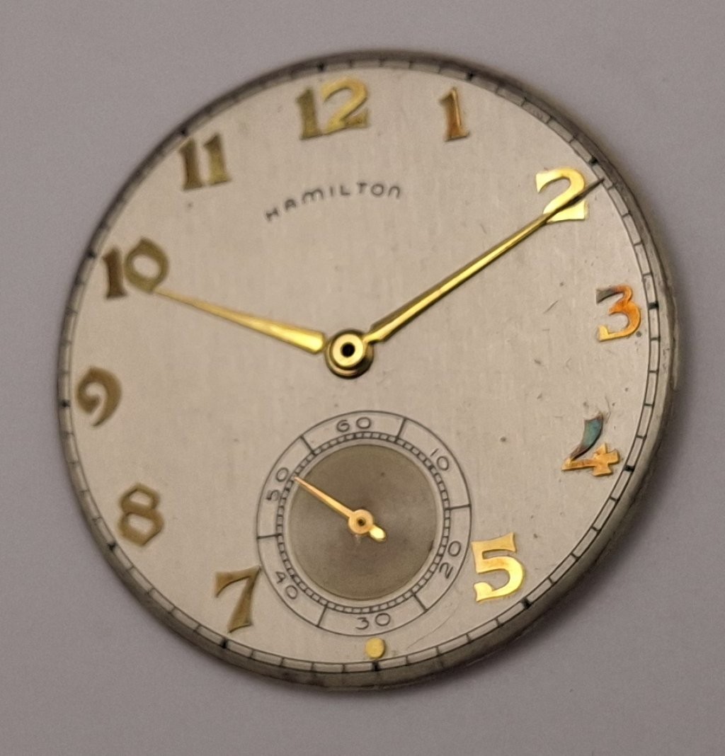 VINTAGE HAMILTON 10 SIZE 10s Dial and Hands 917, 921, 923, or 945 39.8mm