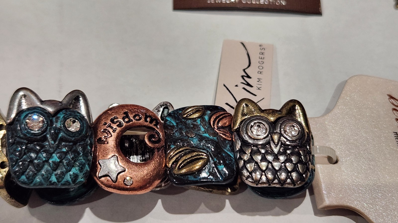Huge Owl Jewelry Lot 16 Pc Earrings Bracelets Necklace Ring Set Kim Rogers Bass