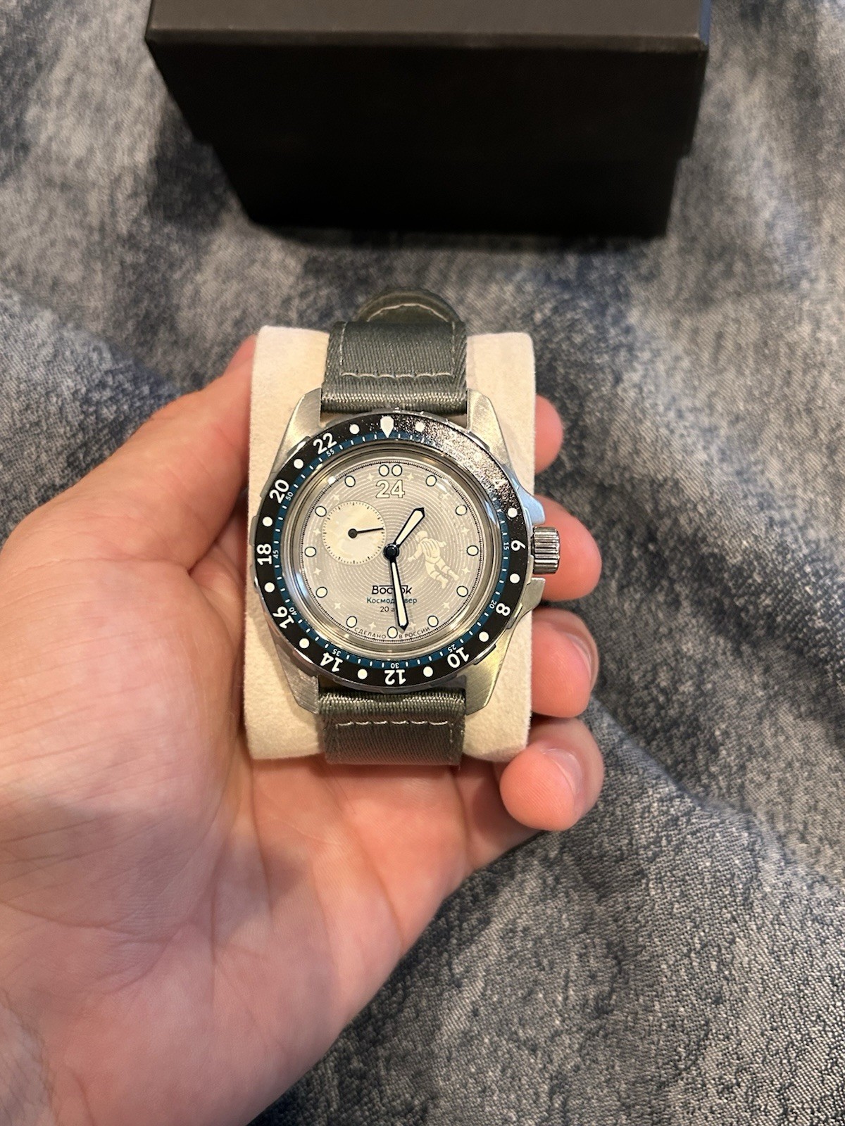Vostok Amphibia Luna Dude Cosmodiver 24h Watch 2431.12 14039B Limited 757/900