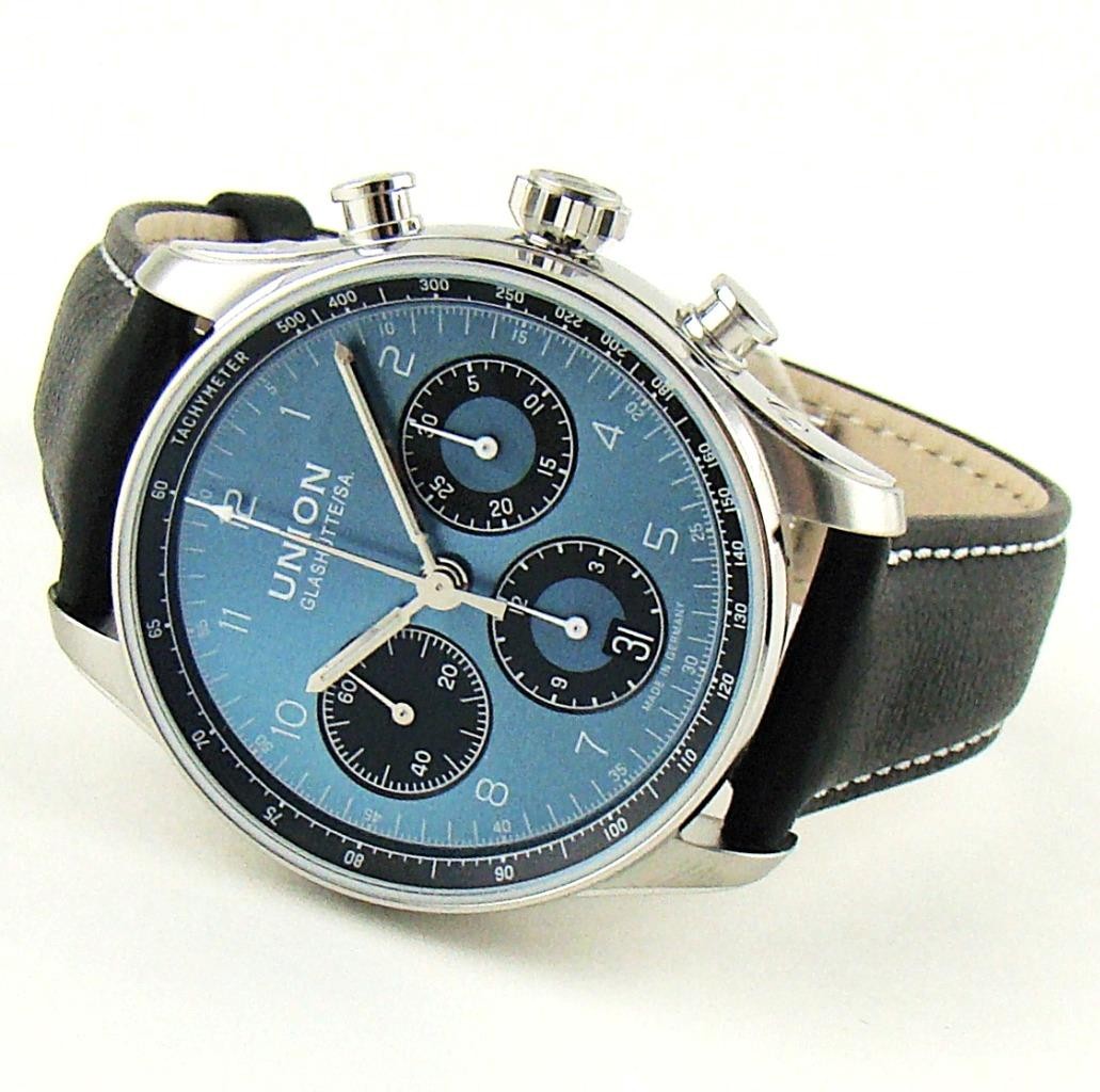 Union Glashutte Belisar Chronograph Blue Dial 40mm D009.227.16.042.00 Warranty