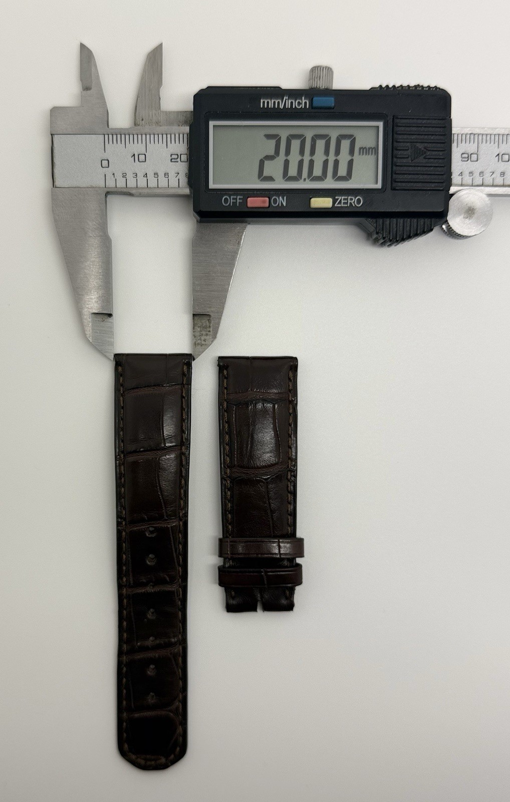 A. Lange & Sohne 20mm x 18mm Brown Alligator Watch Strap Band Authentic OEM
