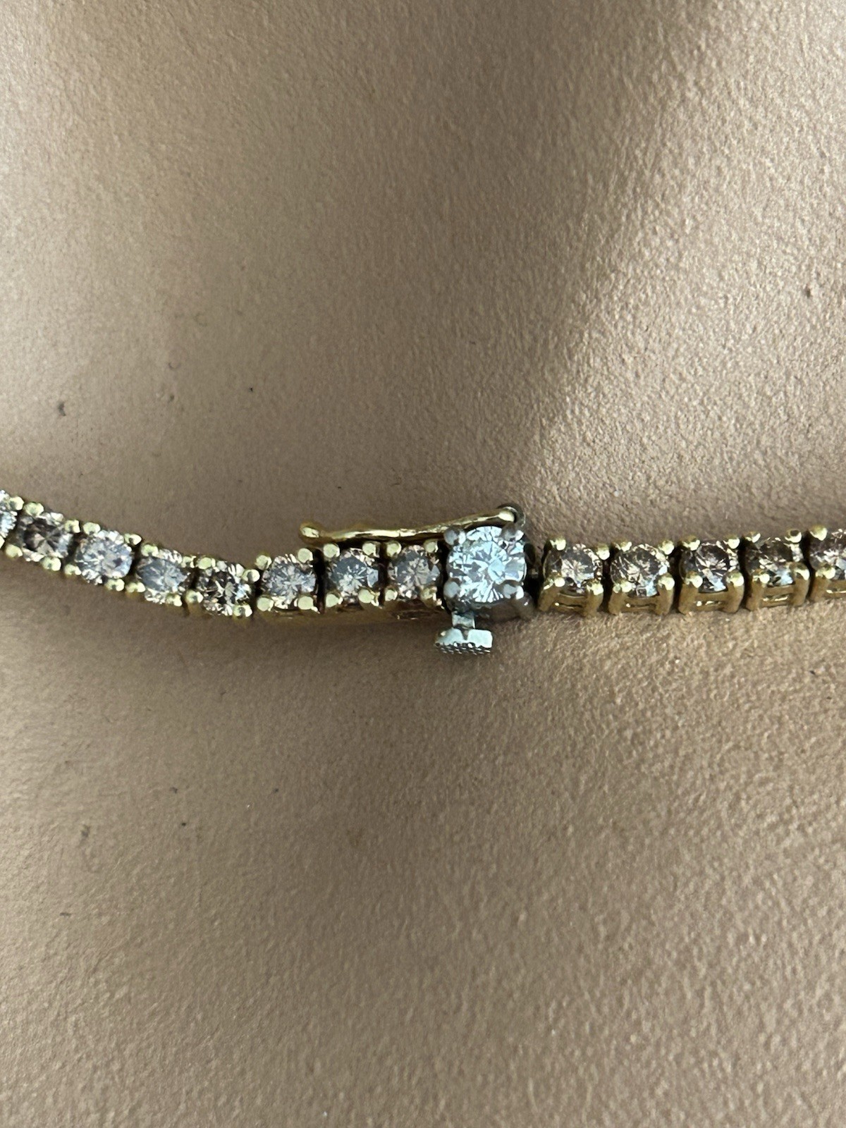 18k Gold Fancy Diamond 26.75 Ct Necklace By Michael Werdiger US