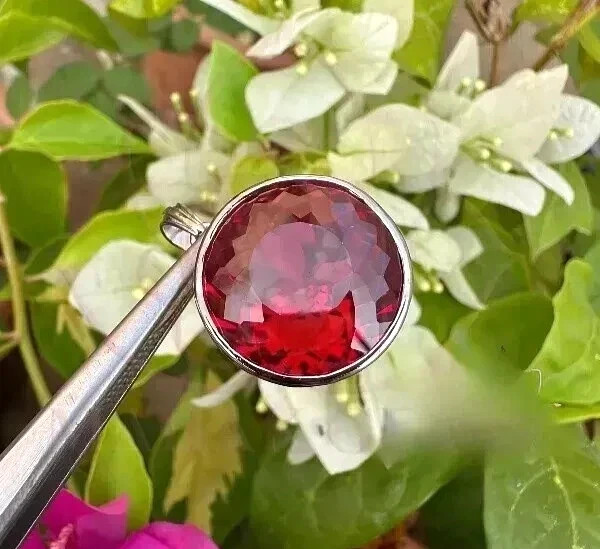 28 Ct Natural Round PAINITE 925 Solid Silver Pendant Loose Gemstone Certified
