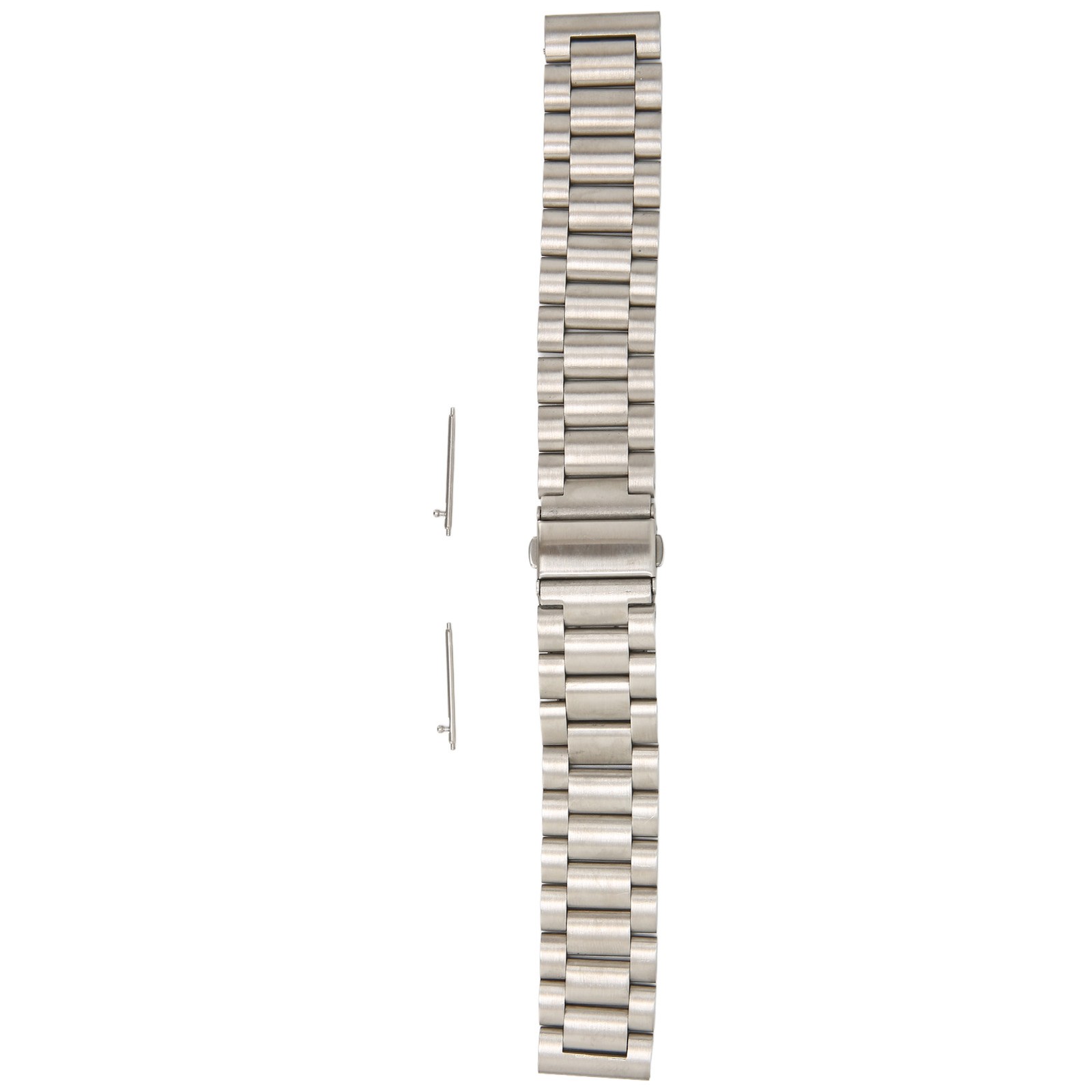 Smartwatch Band 20mm Double Buckle Wrist Strap Matel With Watch Pin For