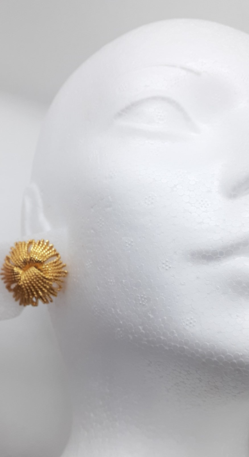 VTG MONET EARRINGS (3 PAIRS/GOLD/CLIPS) Cordelia, Ribbed Twist Bow & Geo Dangles