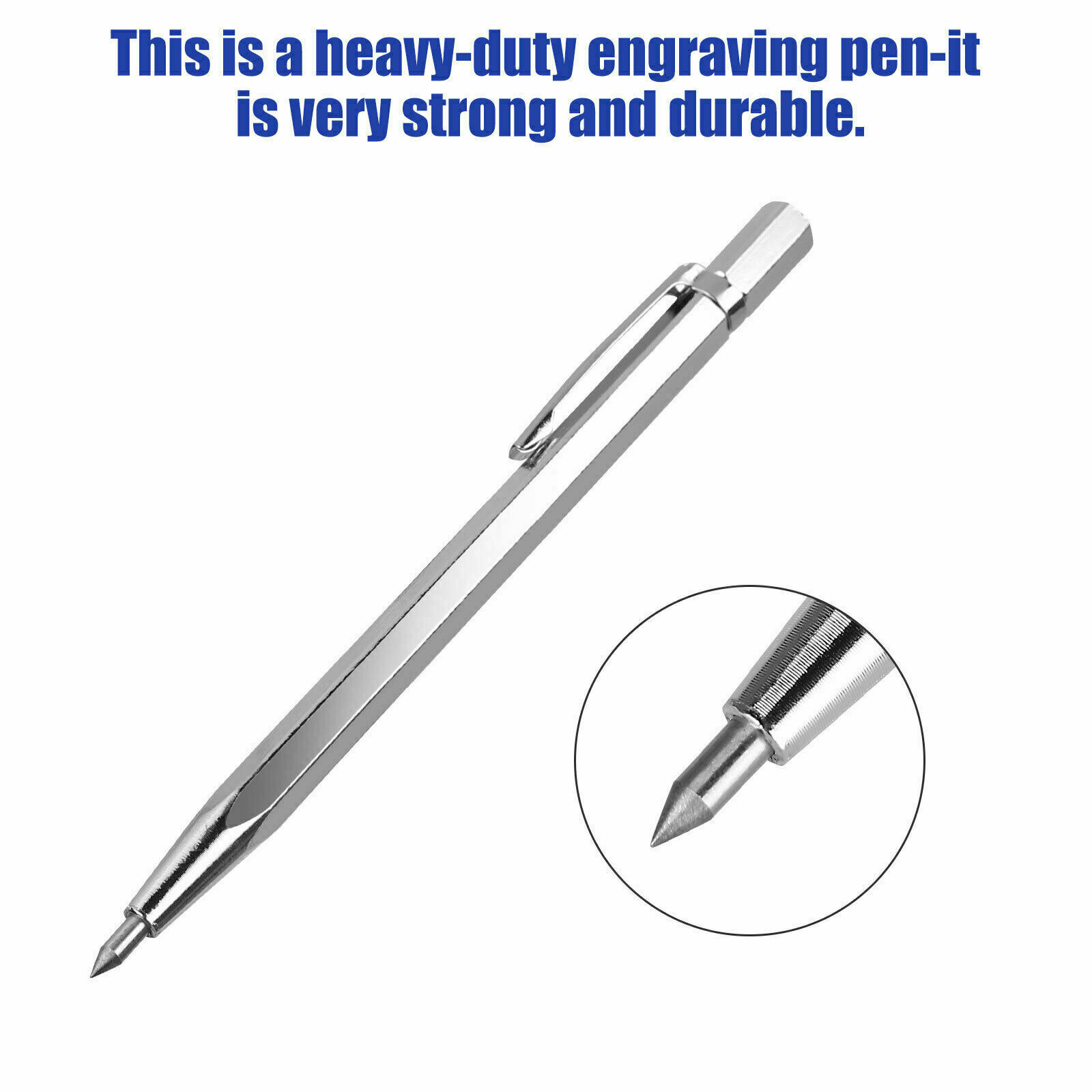 Tungsten Carbide Scriber Pen Engraving Tool Metal Glass Concrete Jewelry Marking