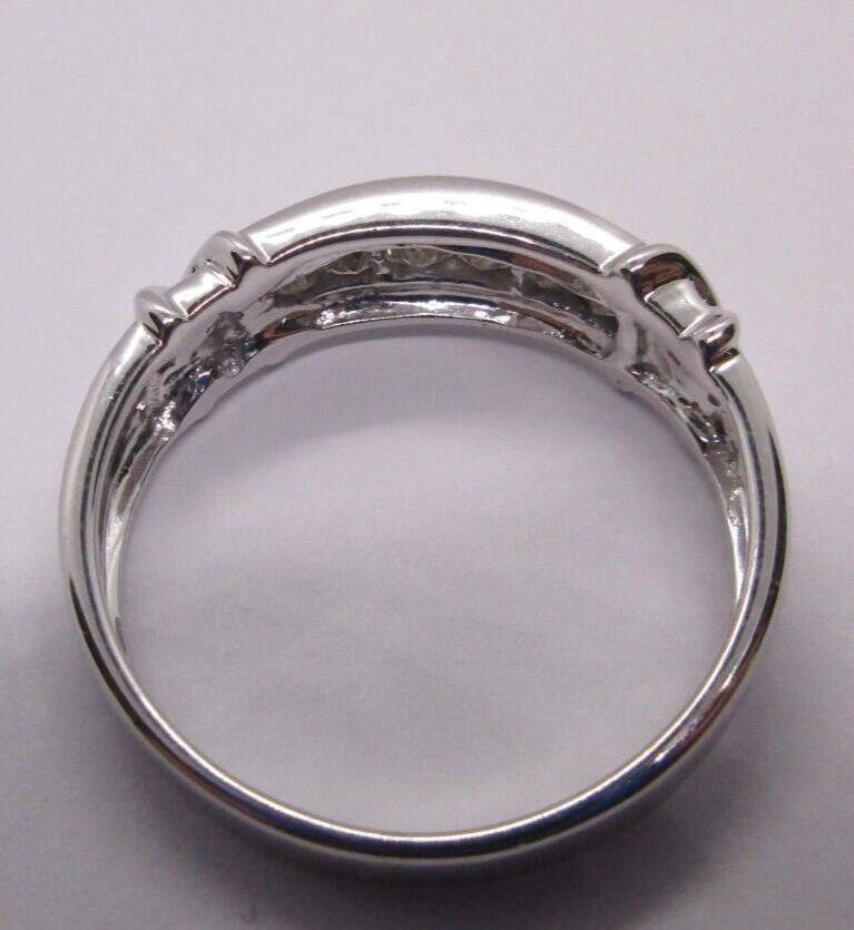 14K White Gold Diamond Wedding Band Diamond=1.00 Carats F-SI1 Value=$5,750