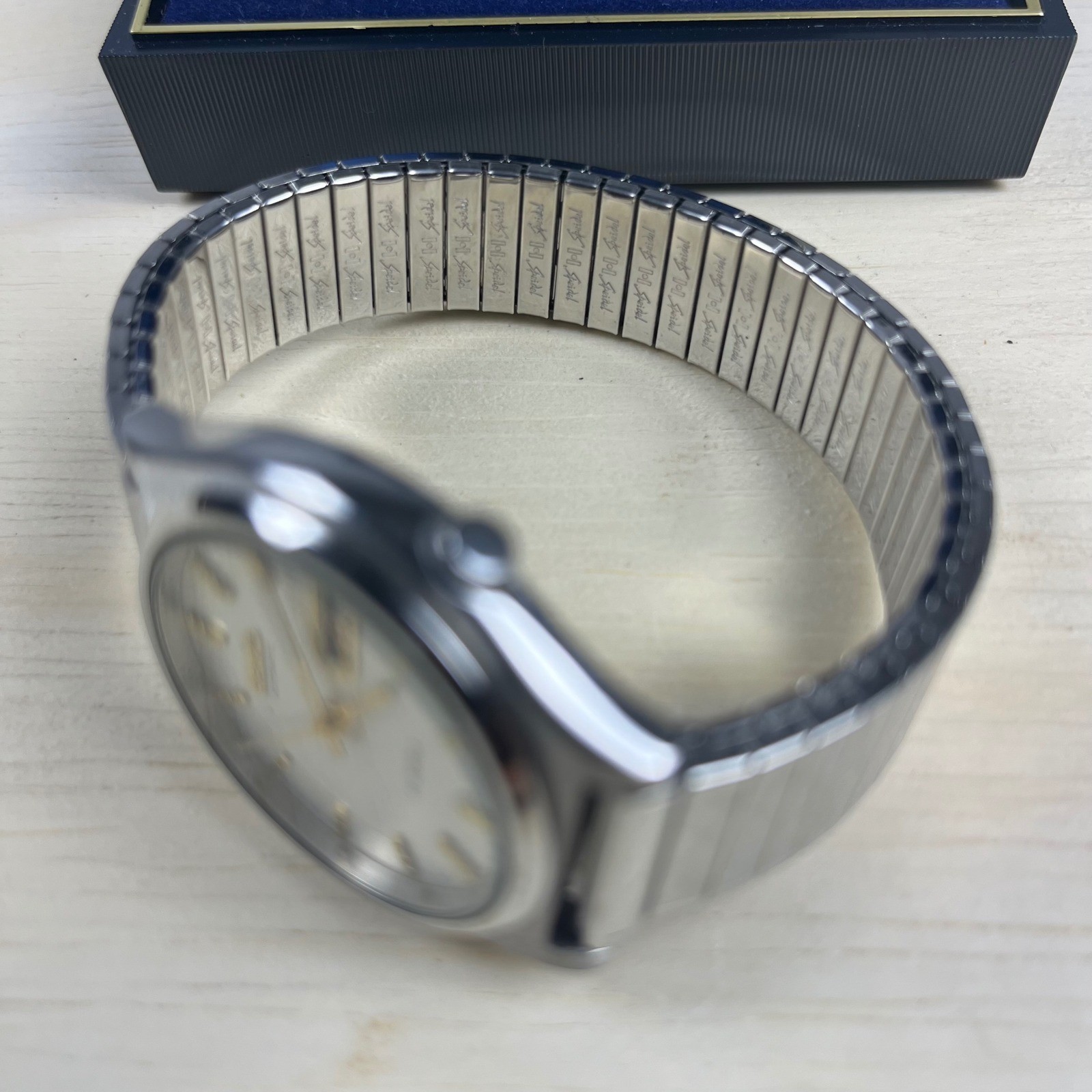 Seiko Automatic 17 Jewels Vintage Watch Silver Dial Day Date 6309-8970 Speidel