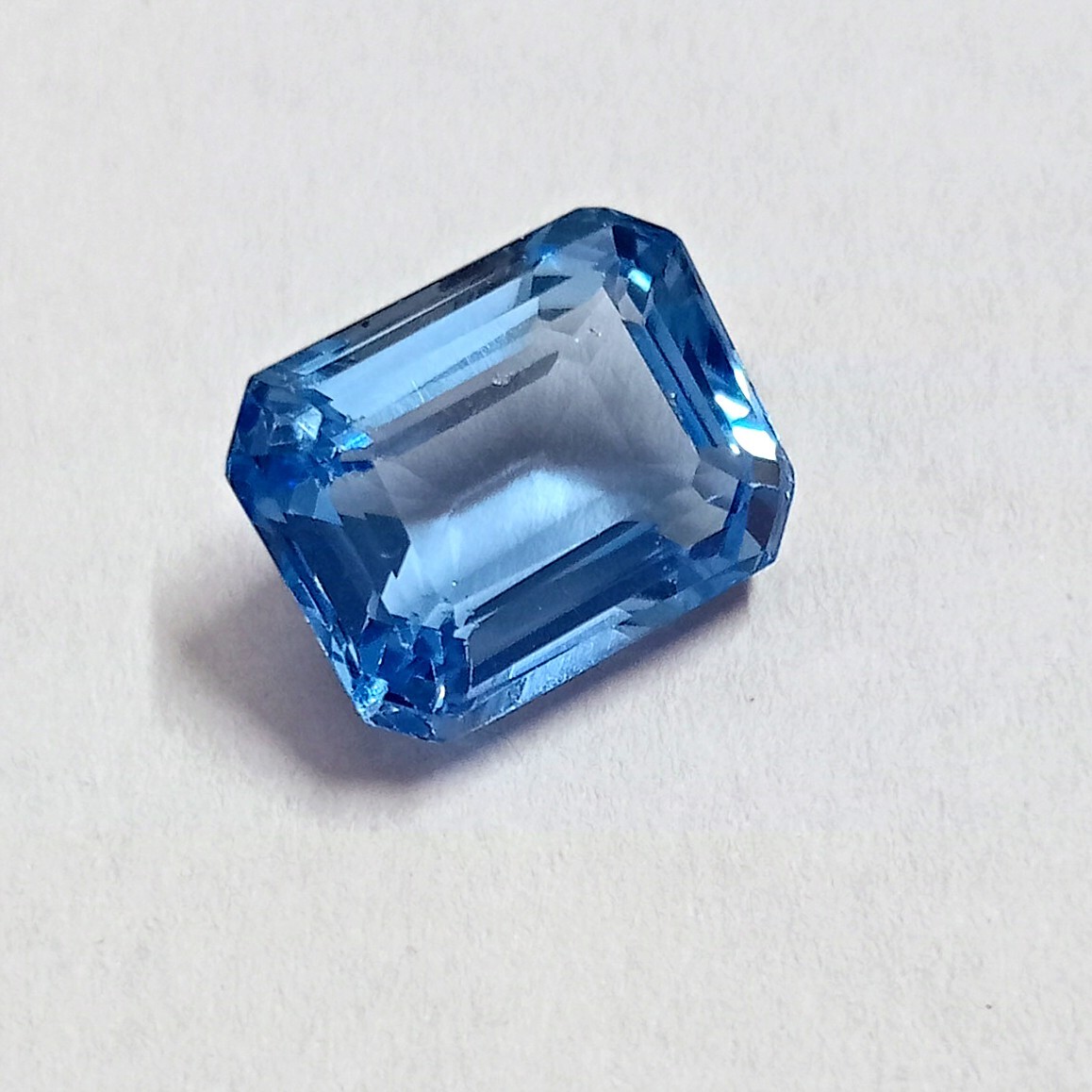 Awesome Blue Aquamarine Emerald Cut 9-11 Ct Natural Loose Gemstone EGL Certified