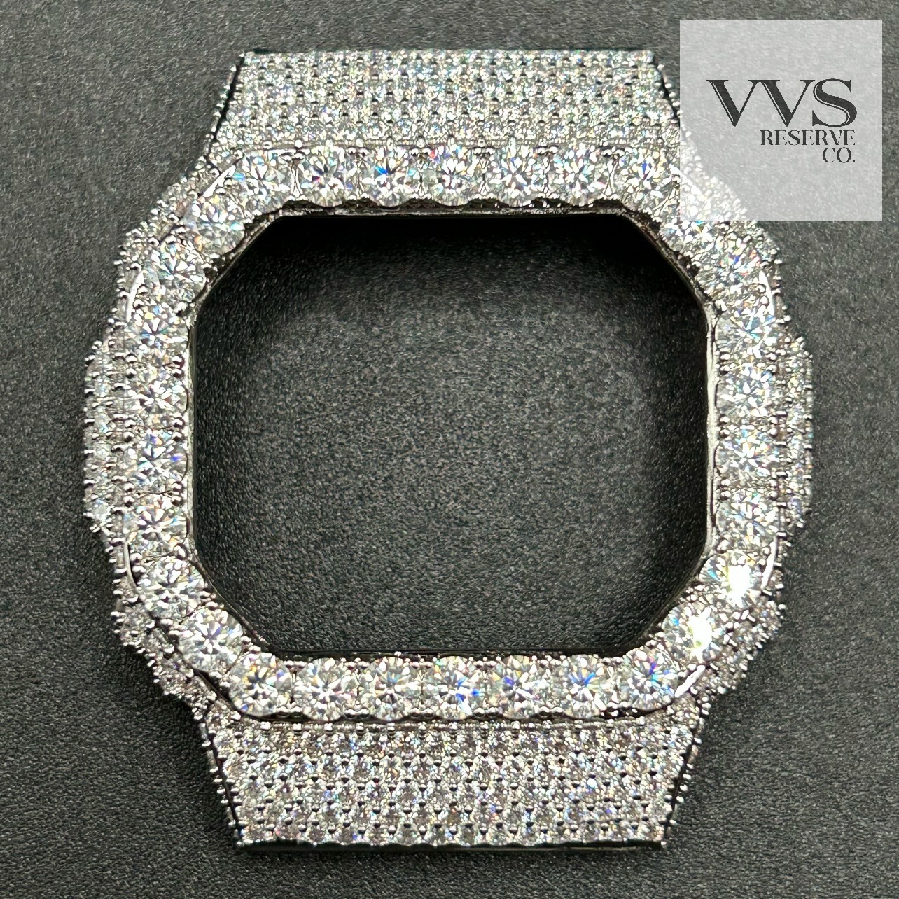 VVS1 MOISSANITE Real Iced BEZEL Kit For DW5600 Watch – BEZEL ONLY