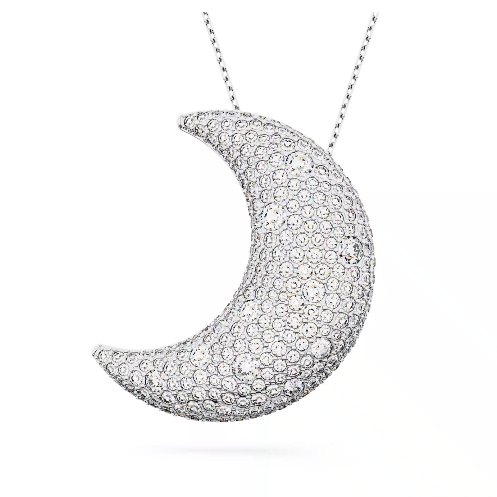 BNIB SWAROVSKI Sublima Luna Moon Pendant White Rhodium & Gift Bag £280.00
