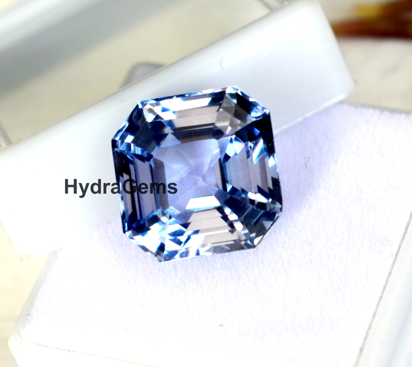 Rare 12 Ct Natural Blue Sapphire Certified Loose Gemstone Ceylon Neelam Jewelry