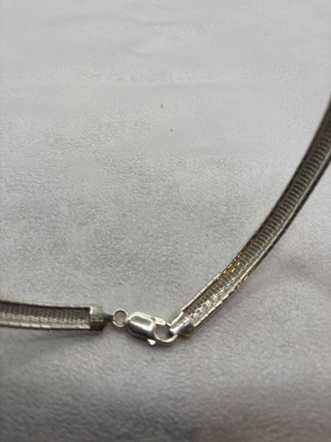 Lot of 5 Estate Vintage Balinese 925 Sterling Silver Chains Necklaces 103.65g