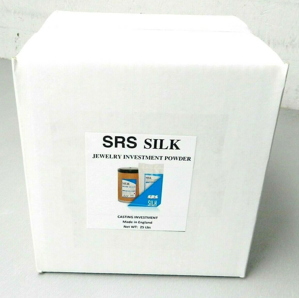 Jewelry Casting Investment Powder Lost Wax Casting Silk Gypsum SRS UK 25 Lbs