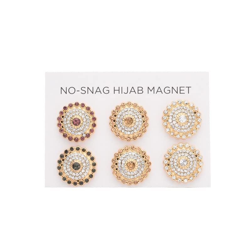Multi-Use Decoration Hijab Brooch Magnet Pin For Women Hijab Scarves