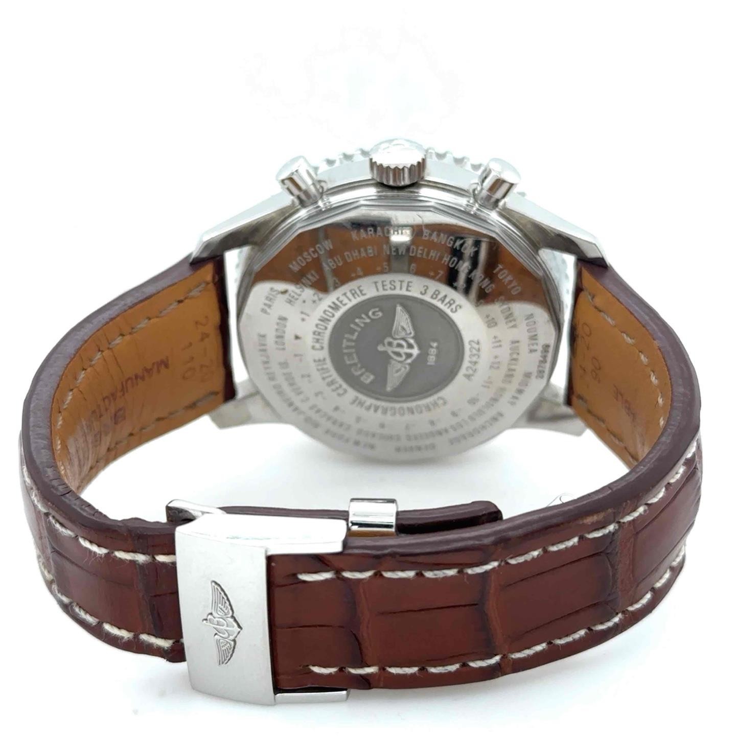 Breitling Navitimer World Chronograph Automatic 46mm Steel Men’s A24322121C1X2