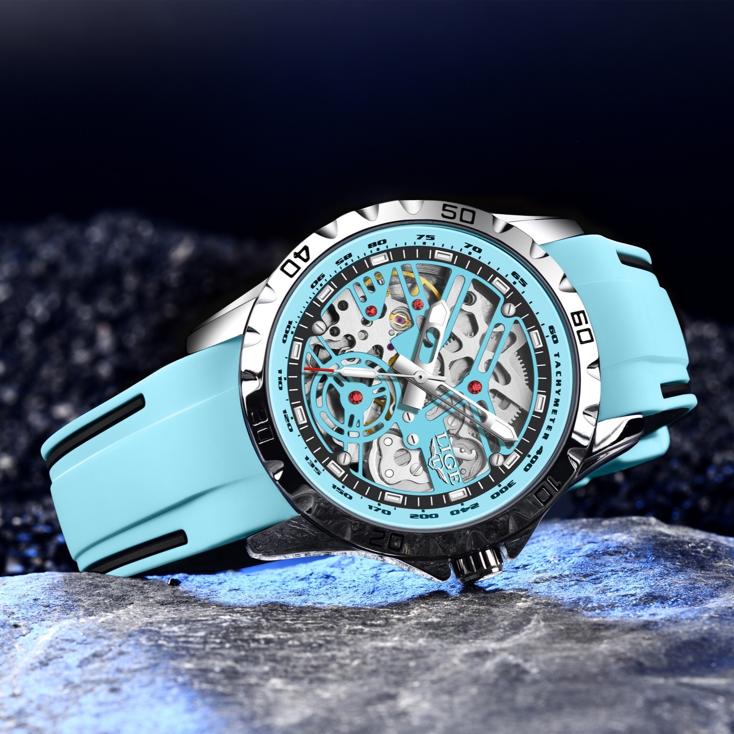 Luxury Men Watch Automatic Mechanical Luminous Waterproof Sport Man Wristwatch