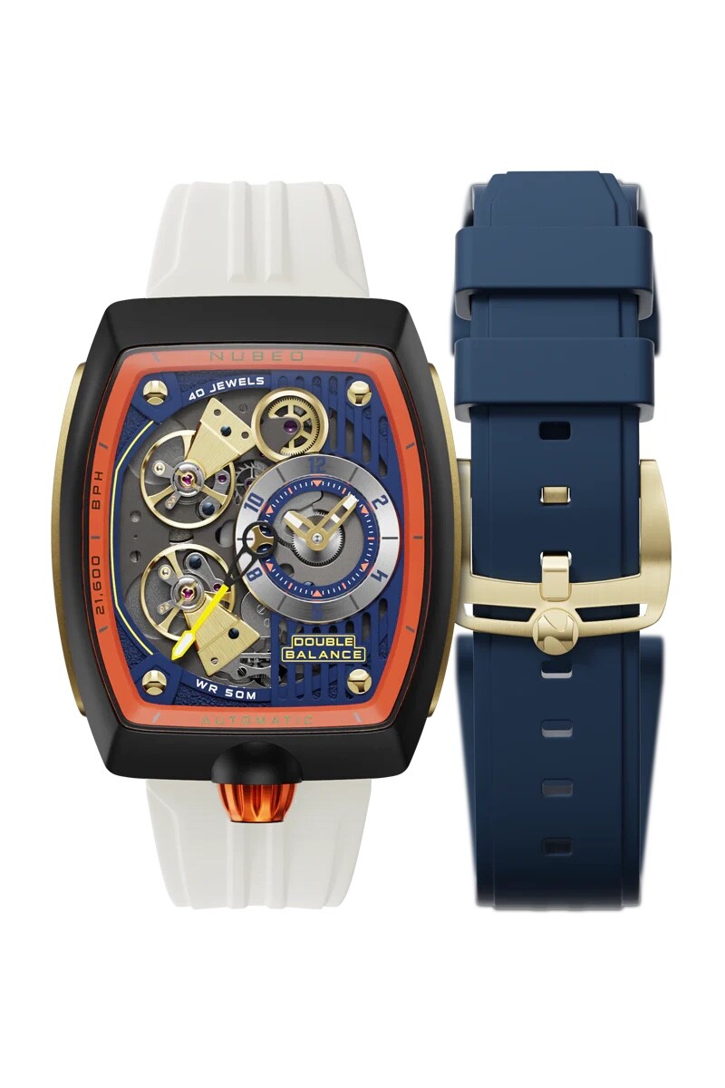 Nubeo Viking Automatic Skeleton Navy Limited Edition