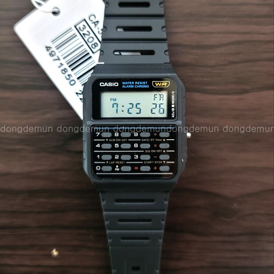 Casio Unisex Calculator Black Digital Watch Original New CA-53W-1Z