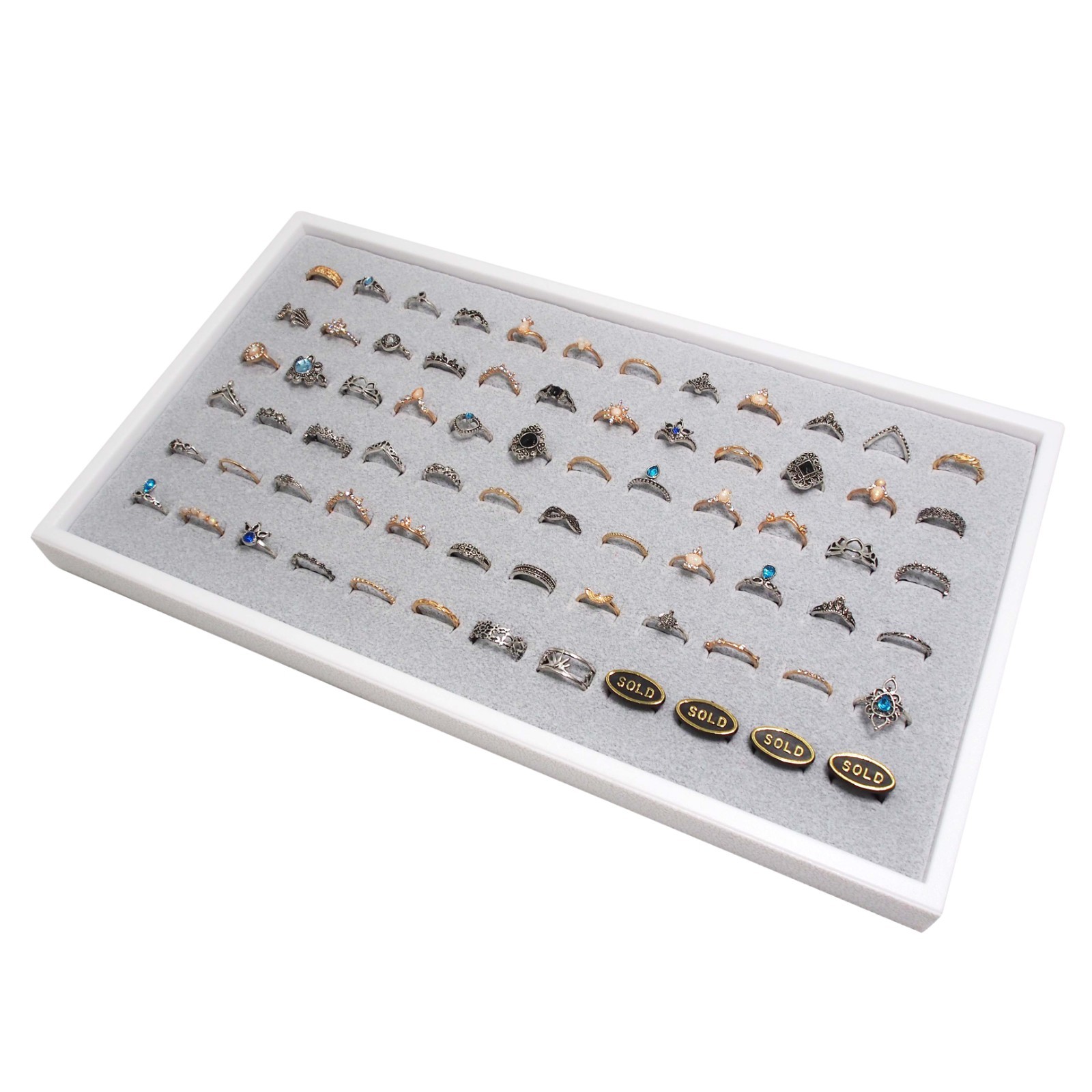 888 Display Made in USA Jewelry Foams Ring Foam Display 36 & 72 Ring Slot Foams