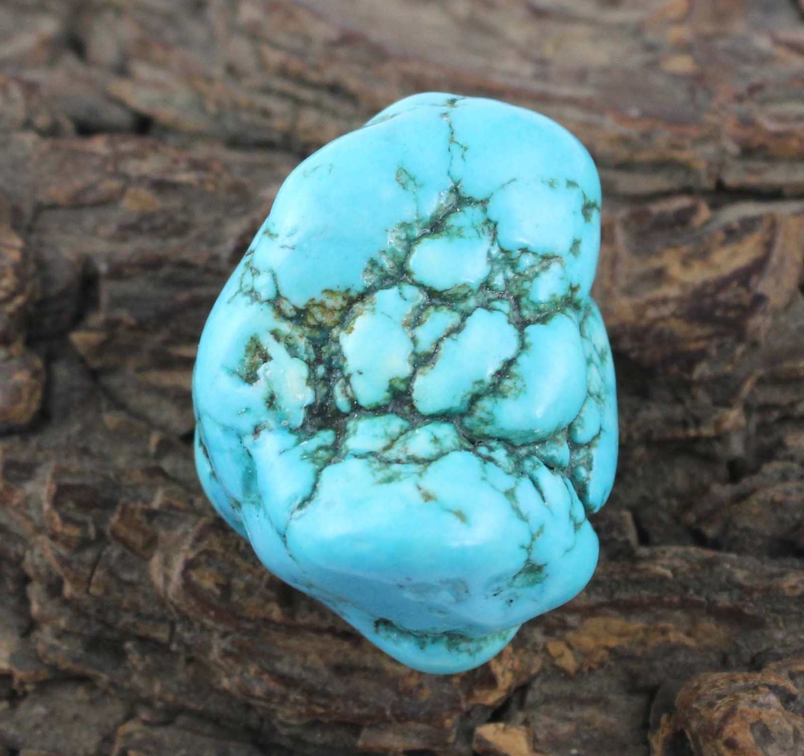 80.85 Ct/34 mm Natural Arizona Blue Turquoise Sleeping Beauty Gemstone Rough