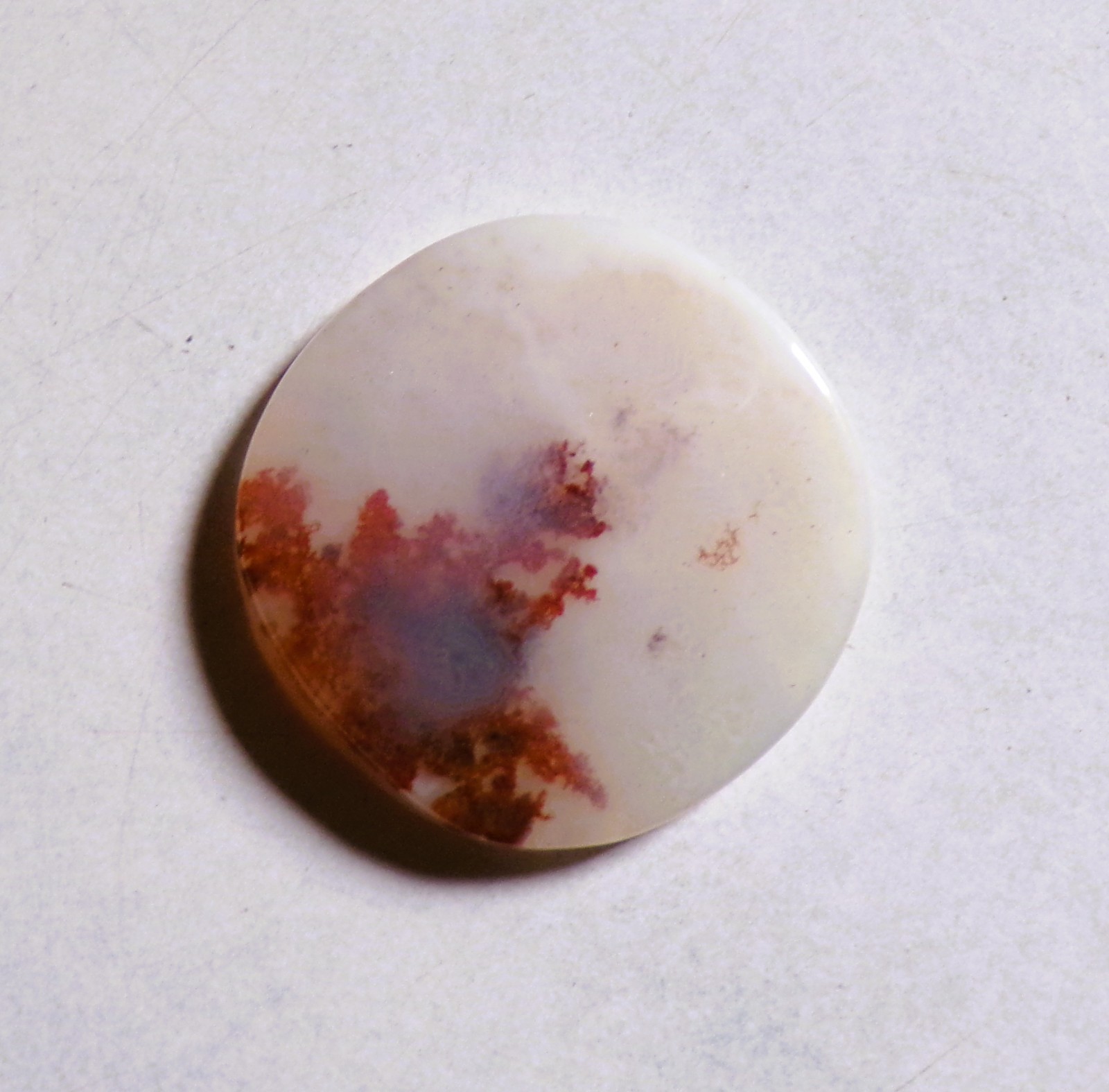 13.25 Cts Natural Shazar Dendritic Agate Cabochon Loose Gemstone 20X20X3.4MM 177