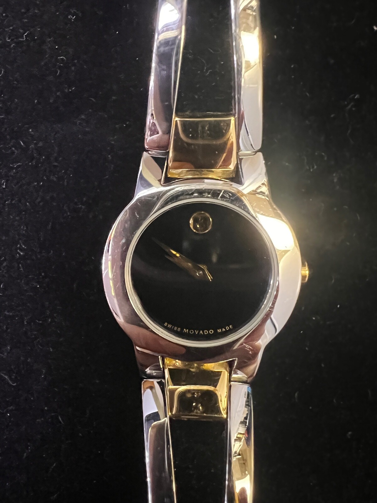 Movado Women’s Museum Watch | Iconic Black Dial | Swiss Luxury | Timeless