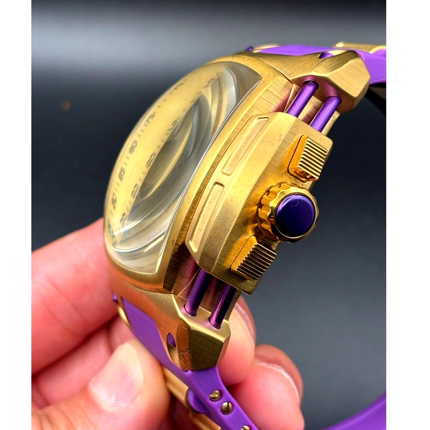 Invicta Marvel Thanos 37390 Limited Edition 53mm Chronograph Watch 225/4000