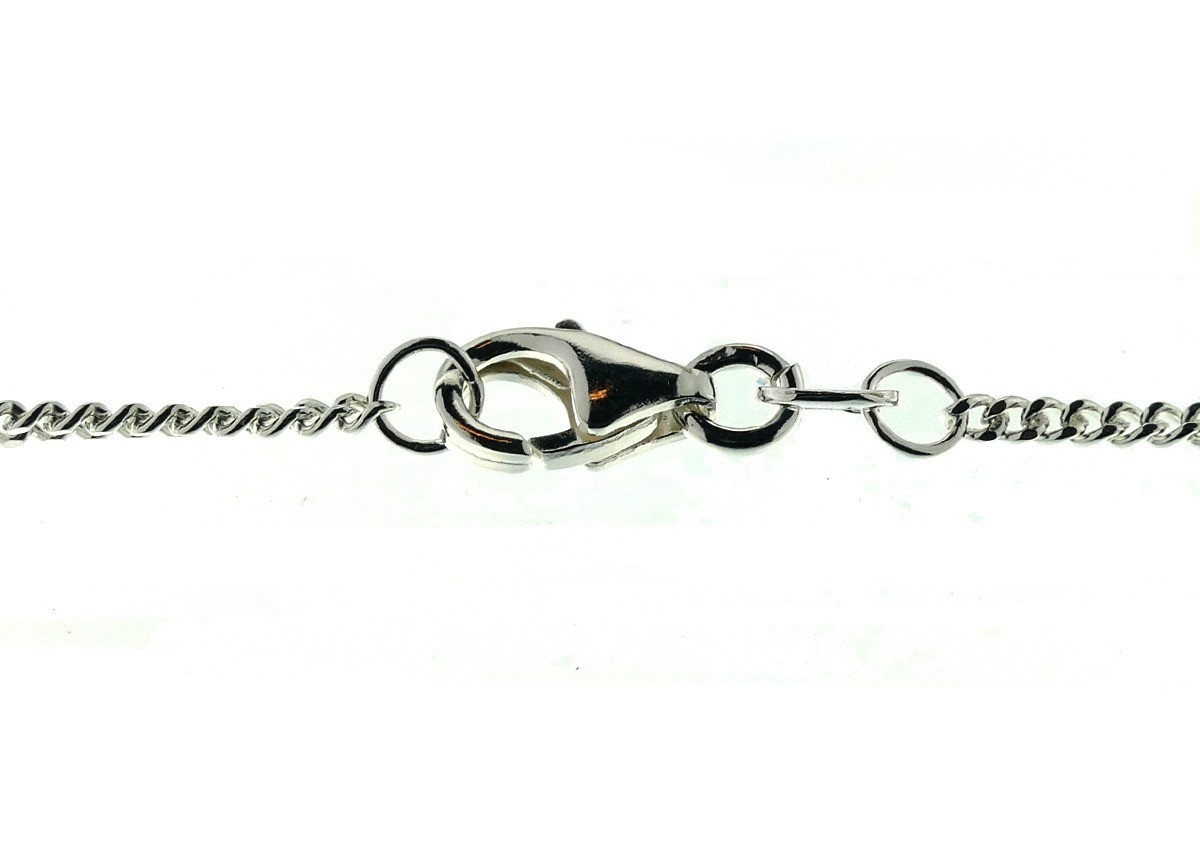 Gourmet link chain made of genuine 925 silver – multiple sizes and lengths
