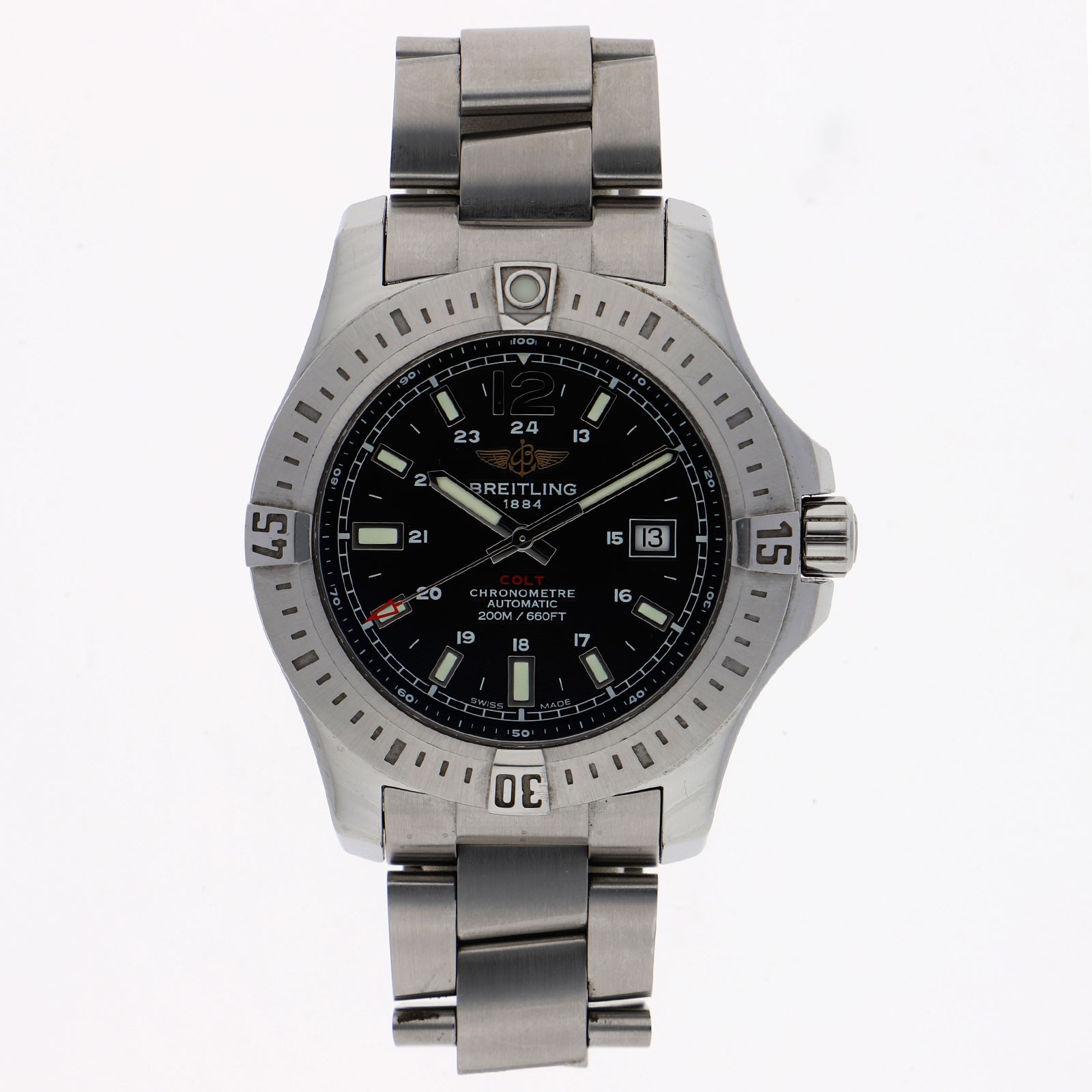 BREITLING A17388 Colt WATCH black SS AT