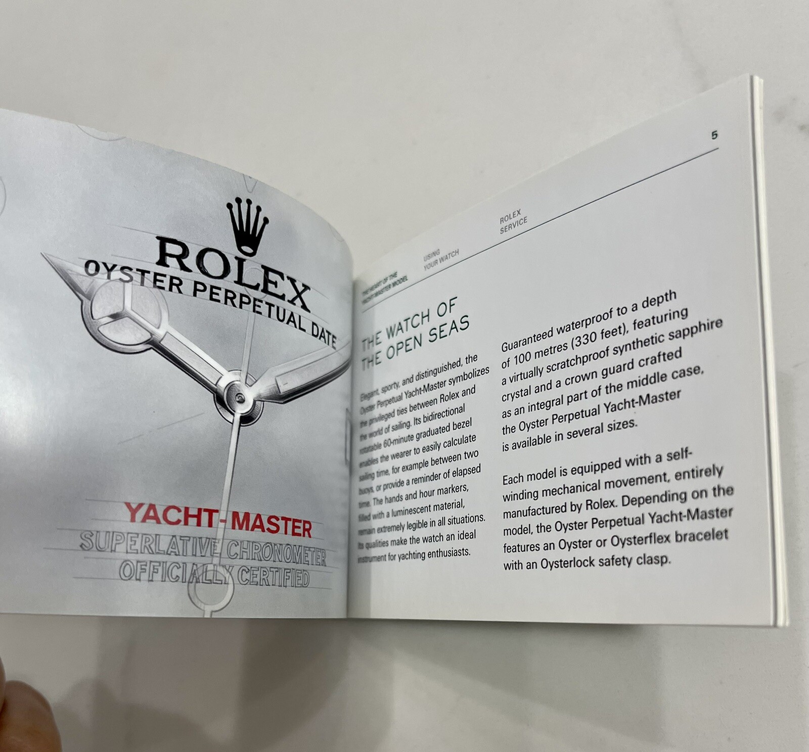 Original Rolex Yacht Master Booklet Manual FULL SET 116622 116655 126622 126621