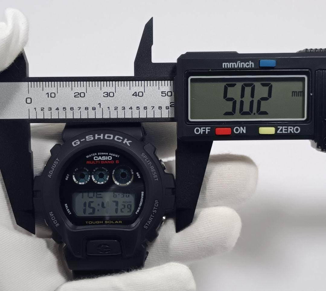 CASIO G-SHOCK GW-6900 Tough Solar Multi-Band 6 Digital Watch Black