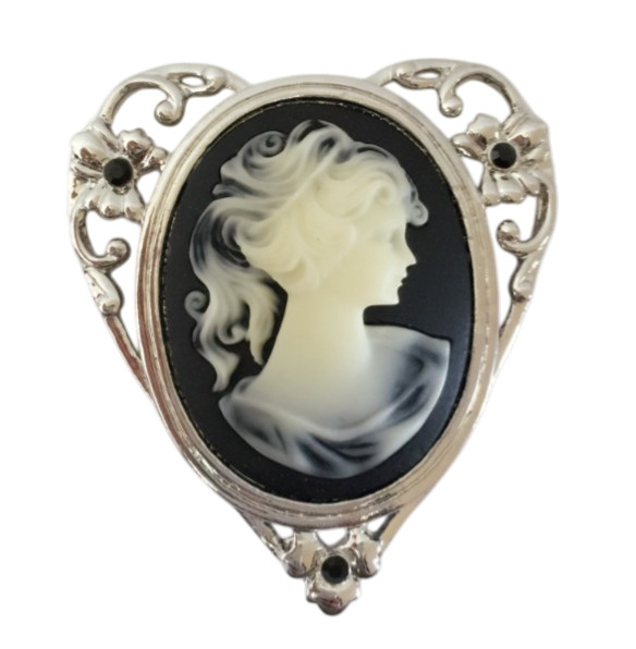 Cameo Brooch Vintage Style Jewelry Pins Necklace Pendant Charm Brooches Jacket