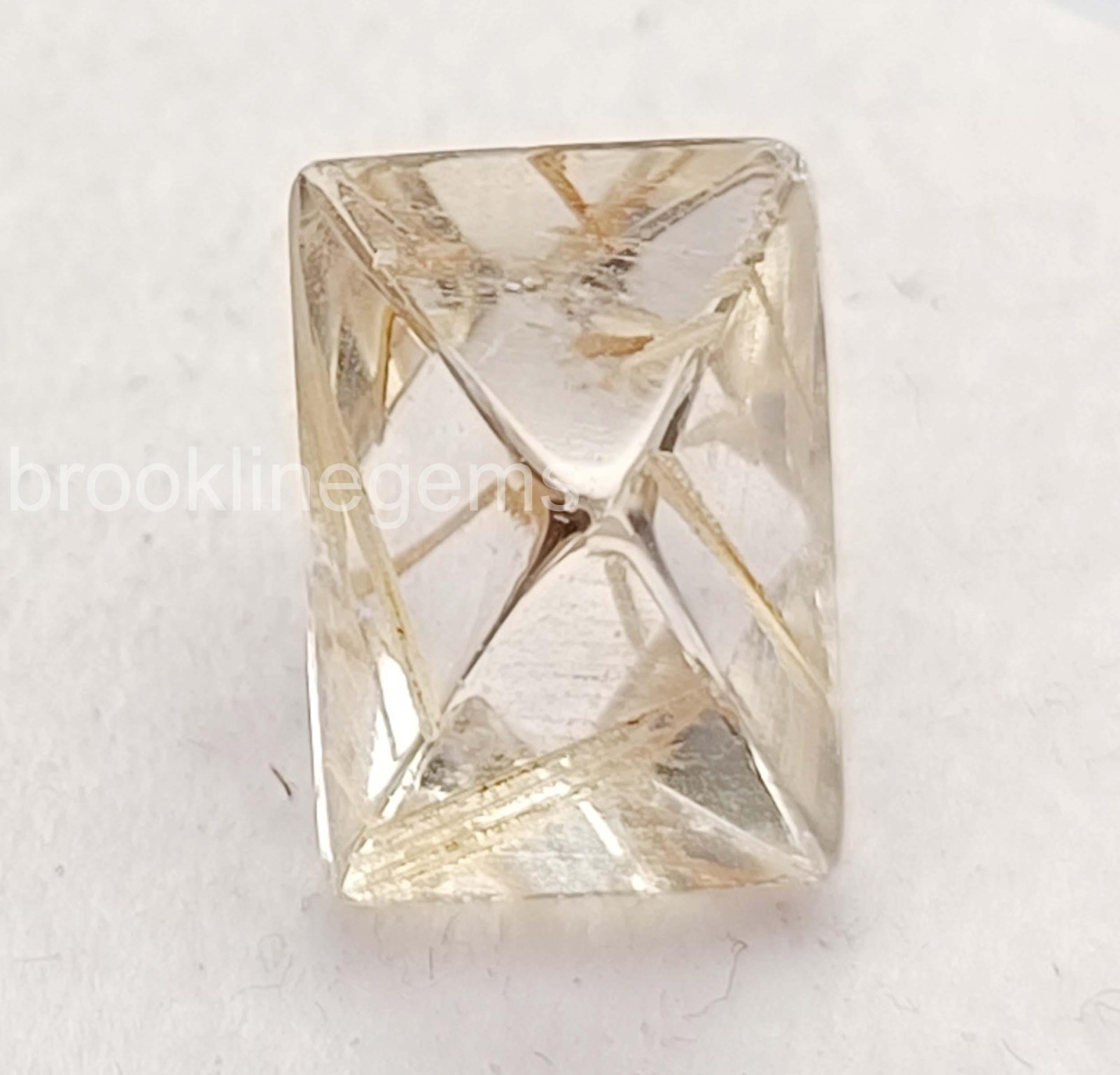 Lab Created Diamond 16.75 Ct Flawless FL Clarity F Color Certified Stone 5ARR