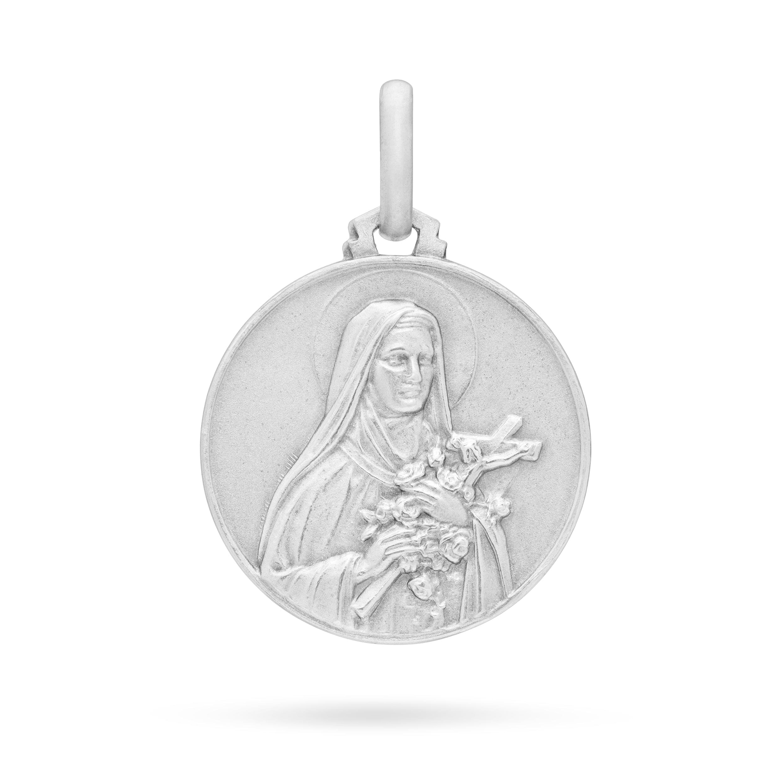 Silver medal of Saint Therese of Lisieux