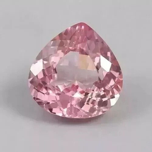Padparadscha Sapphire 13+ Ct Pear Cut Pink Natural Loose Gemstone