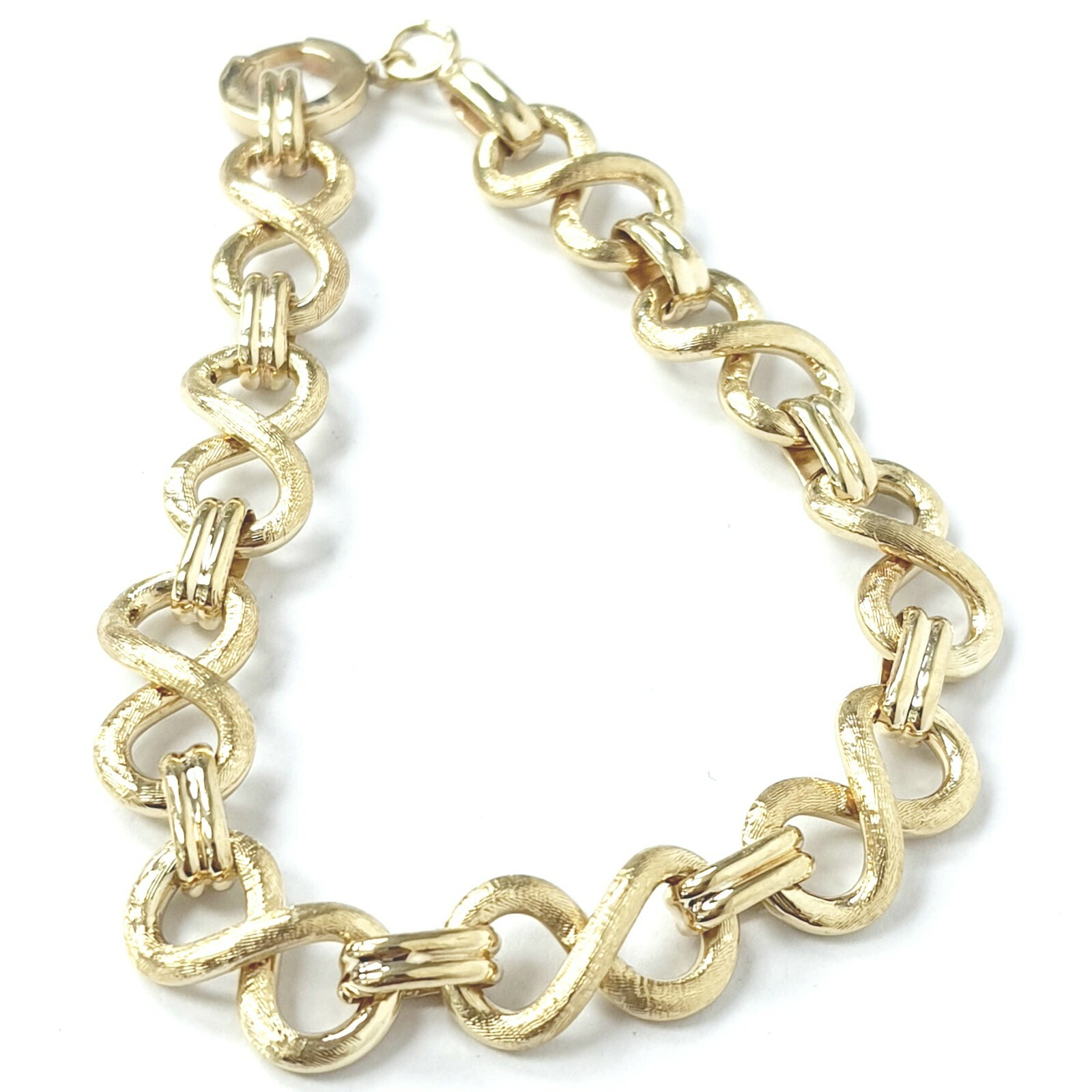 9ct Gold Fancy Bracelet Solid UK Hallmarked 8 Inches 25.8g