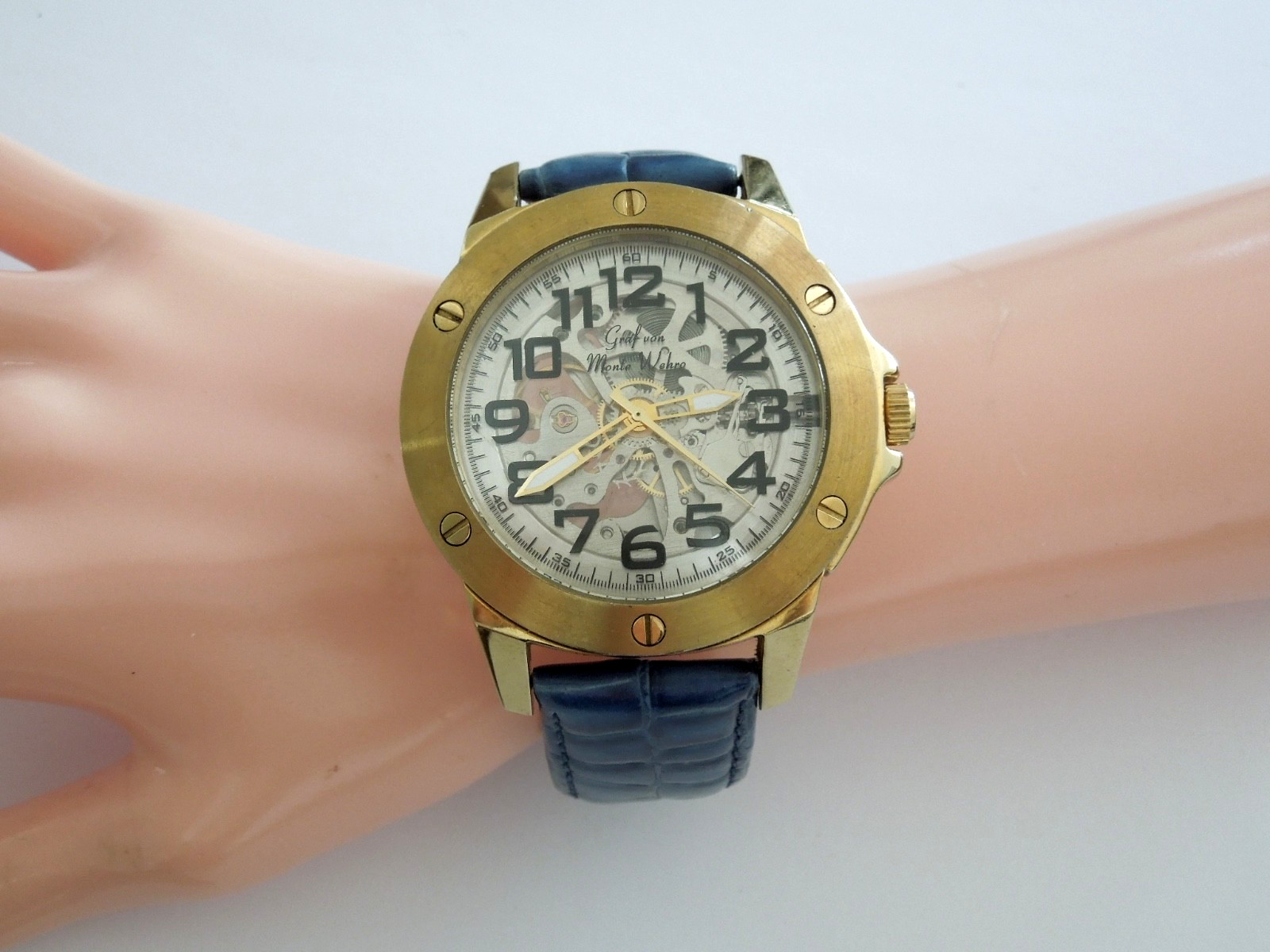 Watch Graf Von Monte Wehro Automatic Water Resistant Skeleton Stainless Steel