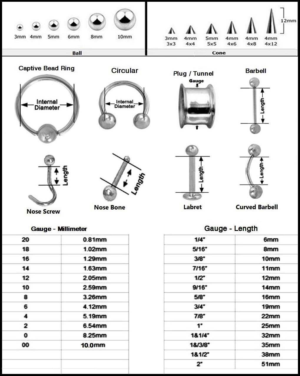 PAIR Anodized Surgical Steel Spiked Horseshoe Circular Barbell Ear Labret Septum