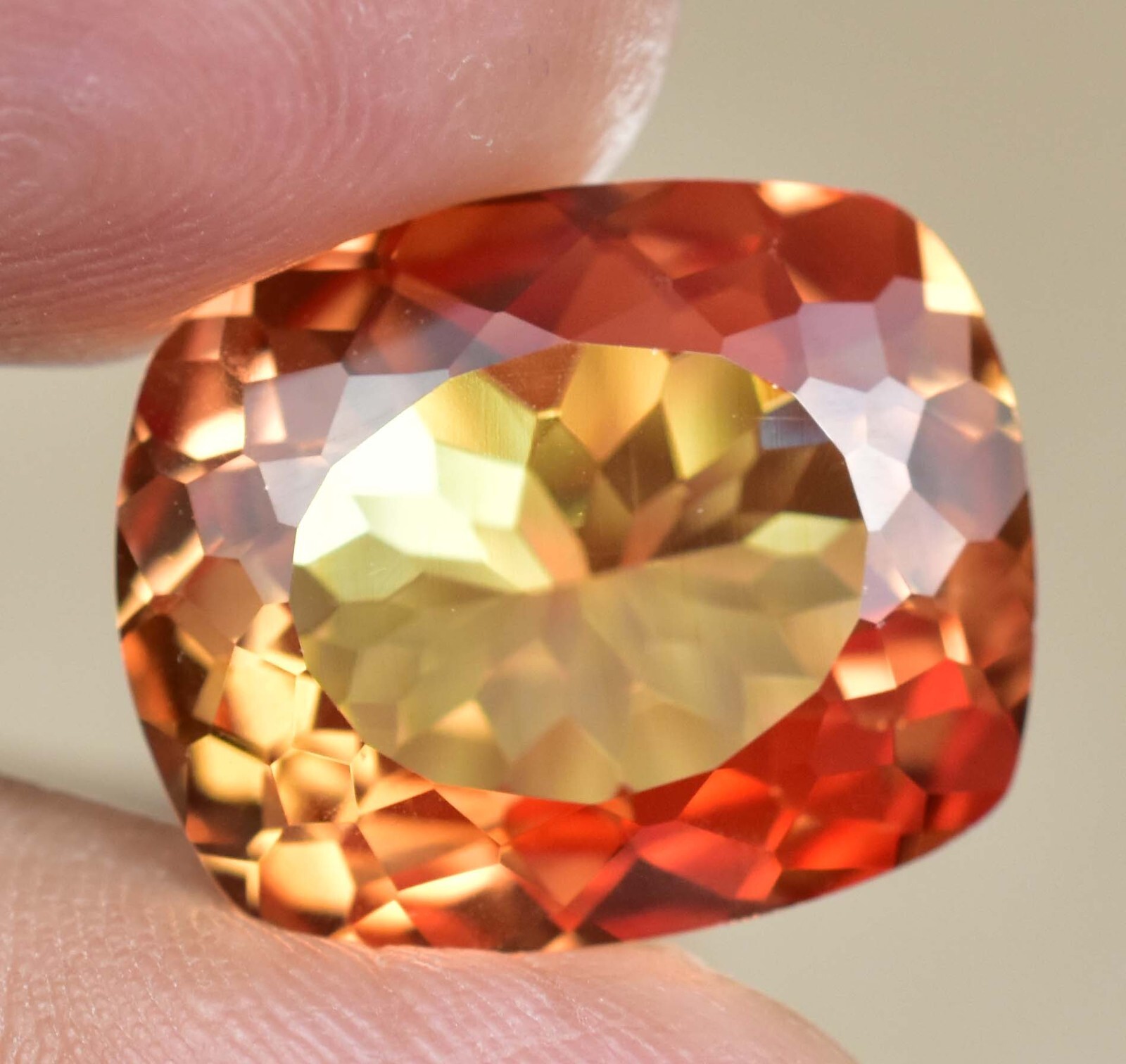21.25 CT Natural Orange Spessartite Garnet AGL Certified Rare Loose Gemstone