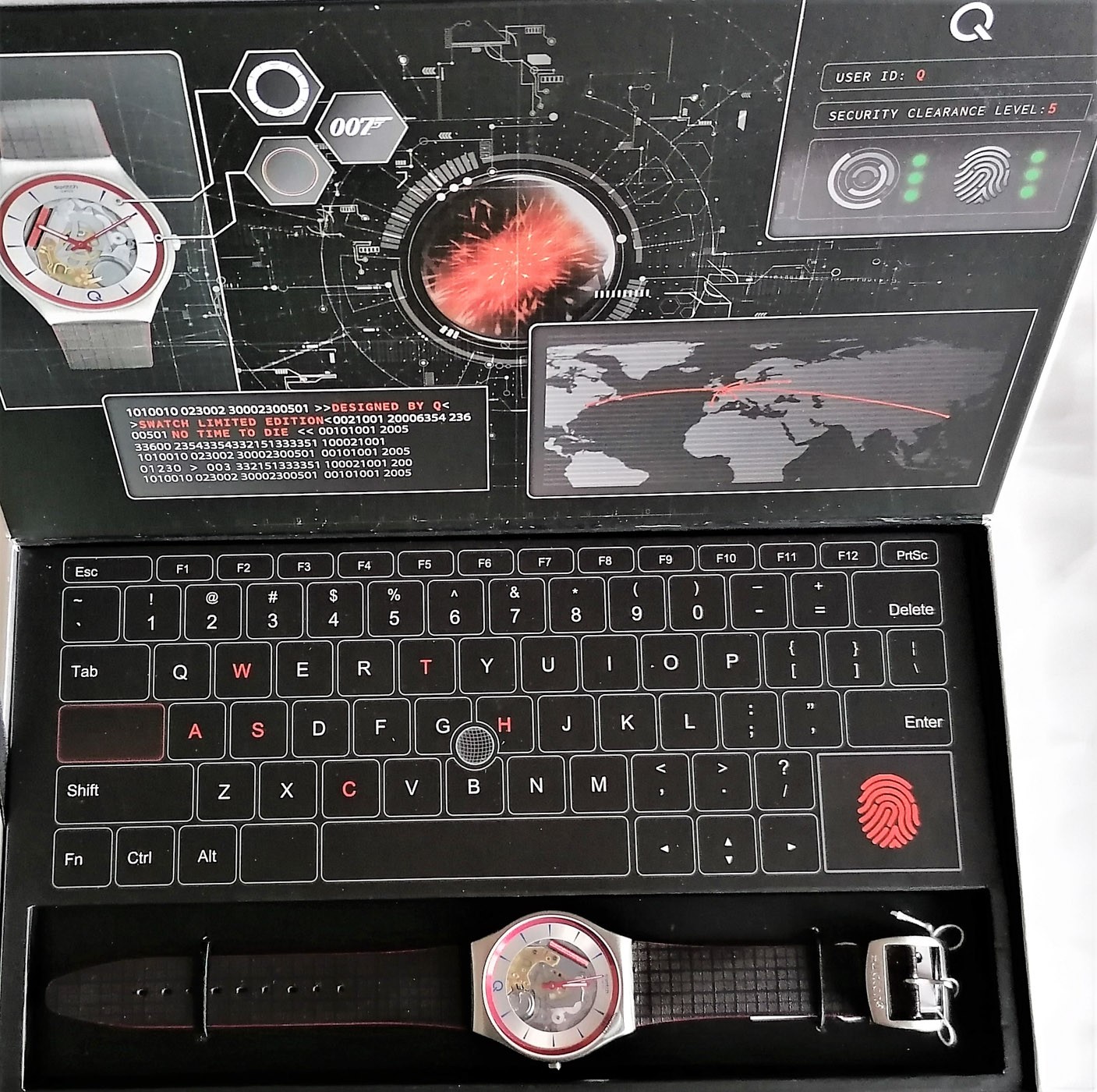 2020 Swatch Special James Bond – SS07Z100 – “Q” No time to die – NEW