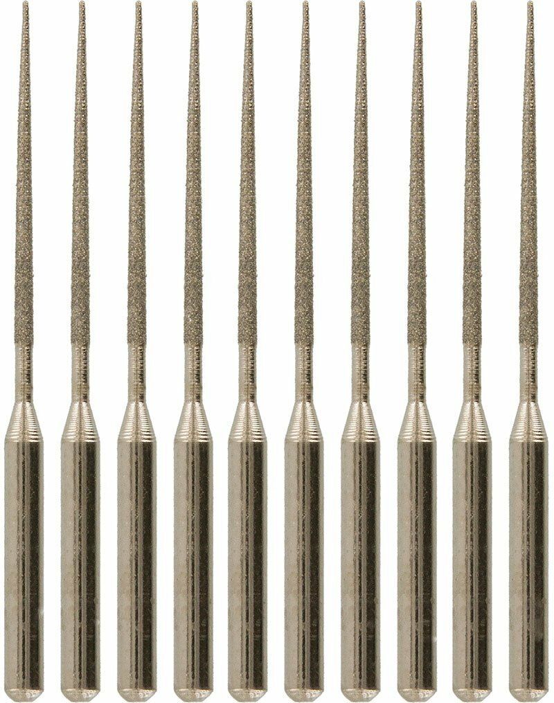 10pc 2″ Tapered Diamond Bead Reamer Bit Set High Speed Lapidary Rotary Jewelry