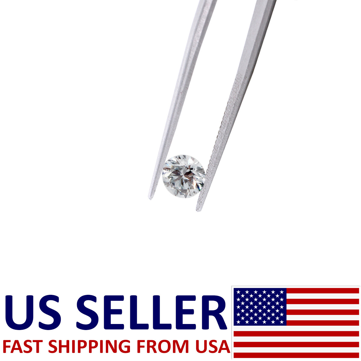0.08 Carat REAL 100% NATURAL Loose Round Diamond White Color (0.07- 0.09 Ct)
